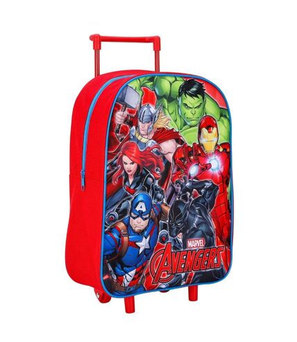 Marvel Avengers Superhero Trolley Bag (Red/Blue) (One Size) - UTAG2675