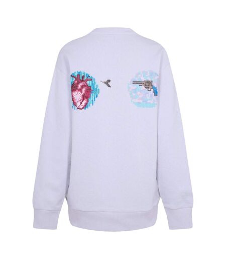 Sweat Manches Longues Femme Gris Diadora