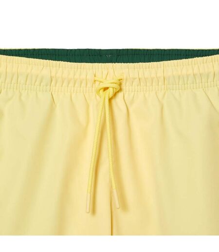 Short de bain homme jaune Lacoste