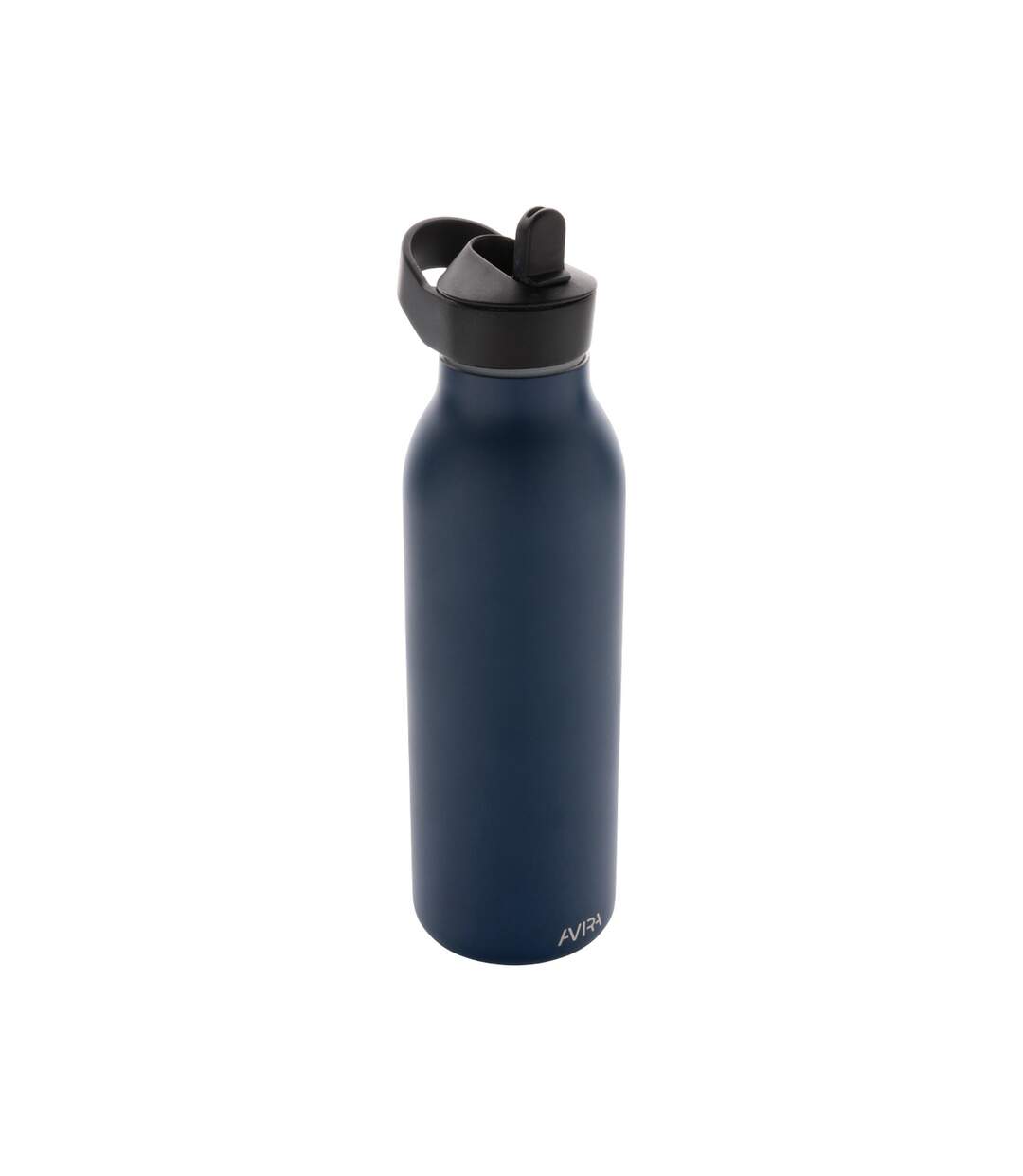 Ara flip top recycled stainless steel 500ml water bottle one size navy Avira-1