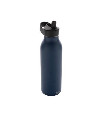 Ara flip top recycled stainless steel 500ml water bottle one size navy Avira