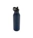 Ara flip top recycled stainless steel 500ml water bottle one size navy Avira-1