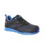 Mens Footwear Carbon Leather Safety Shoes Black Royal Blue Mascot-1