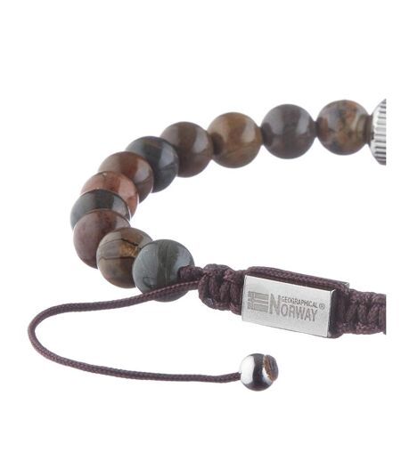 Bracelet perles beige homme geographical norway 315053 - taille unique