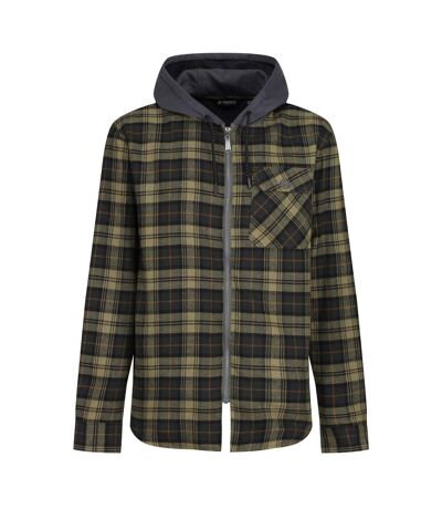 Mens Checked Jacket Dark Khaki Regatta Professional