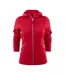 Womens/ladies Layback Hoodie Red Printer RED-1