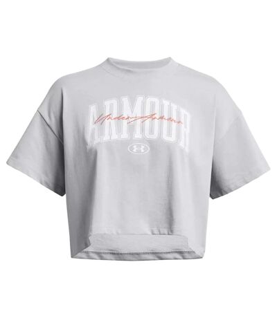T-shirt court femme gris Under Armour