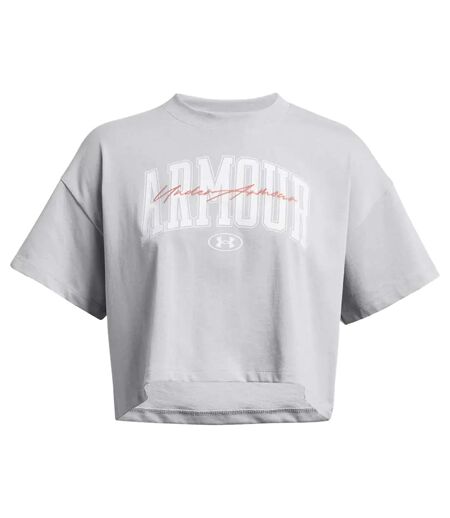 T-shirt court femme gris Under Armour