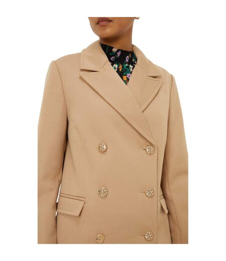 Dorothy Perkins Womens/Ladies Maxi Double-Breasted Coat (Camel)
