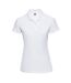 Polo à manches courtes  pour femme blanc Jerzees Colours-1