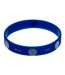 Leicester City FC Crest Silicone Wristband (Blue/White) (One Size)