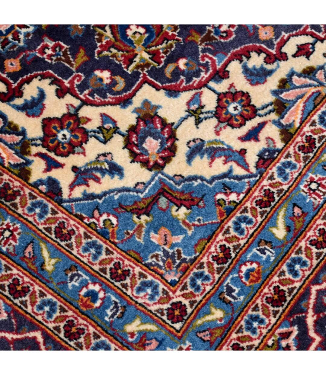 Authentique tapis d'Orient fait à la main en laine ARDAKAN 7-4