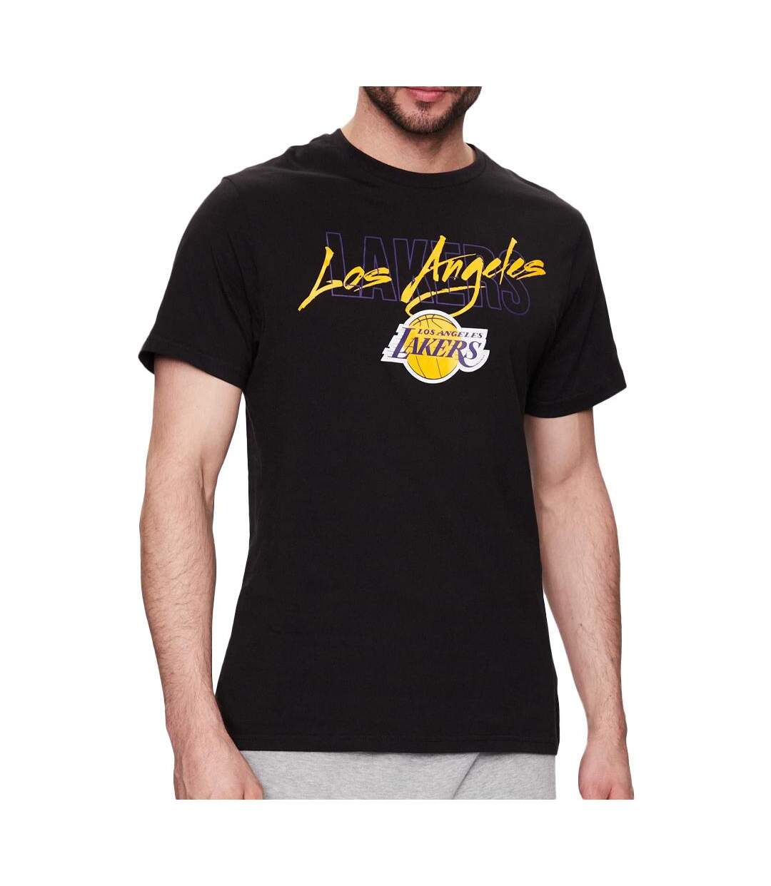 T-shirts noir homme new era los angeles - l-1