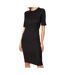 Robe en tricot noir femme Superdry NYC Multi Rib - 34