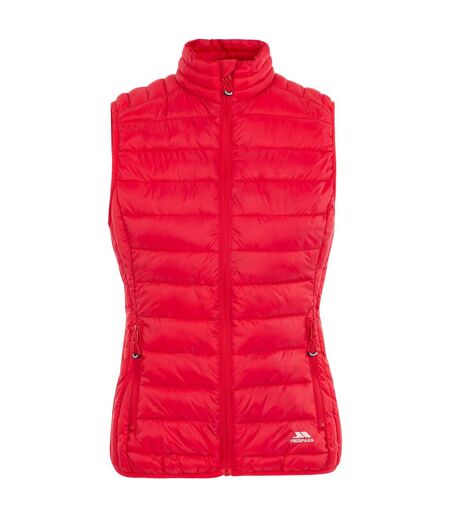 Womens/ladies Teeley Packaway Gilet Red Trespass