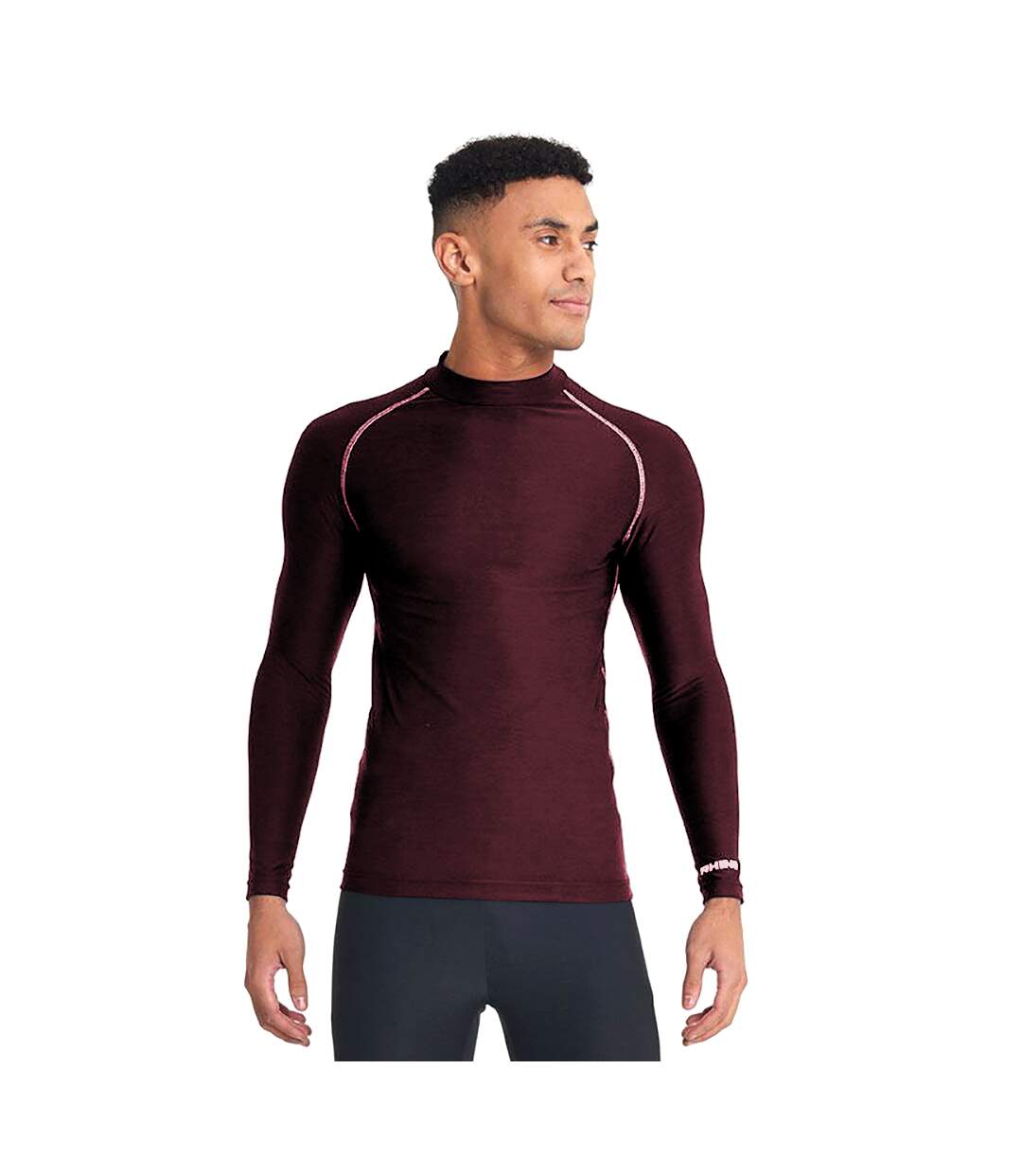 Rhino - T-shirt base layer à manches longues - Homme (Bordeaux) - UTRW1276