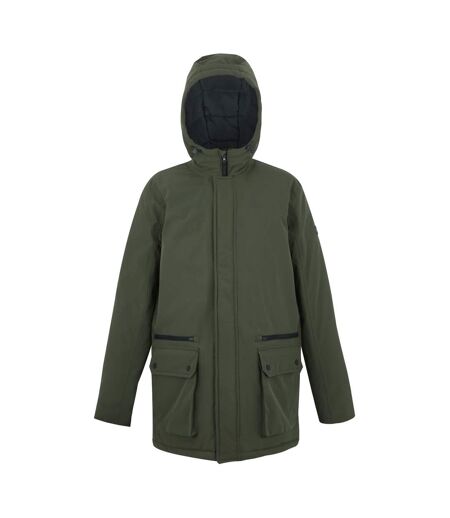 Doudoune Matelassée Rhodo Homme Kaki Foncé Regatta