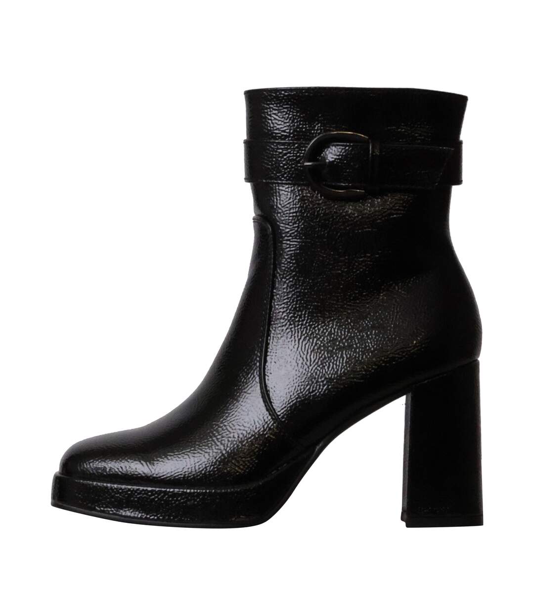 Bottines à Talon et Zip Super Mode-1