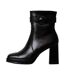 Bottines à Talon et Zip Super Mode-1