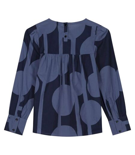 Blouse orla kiely femme bleu marine Regatta