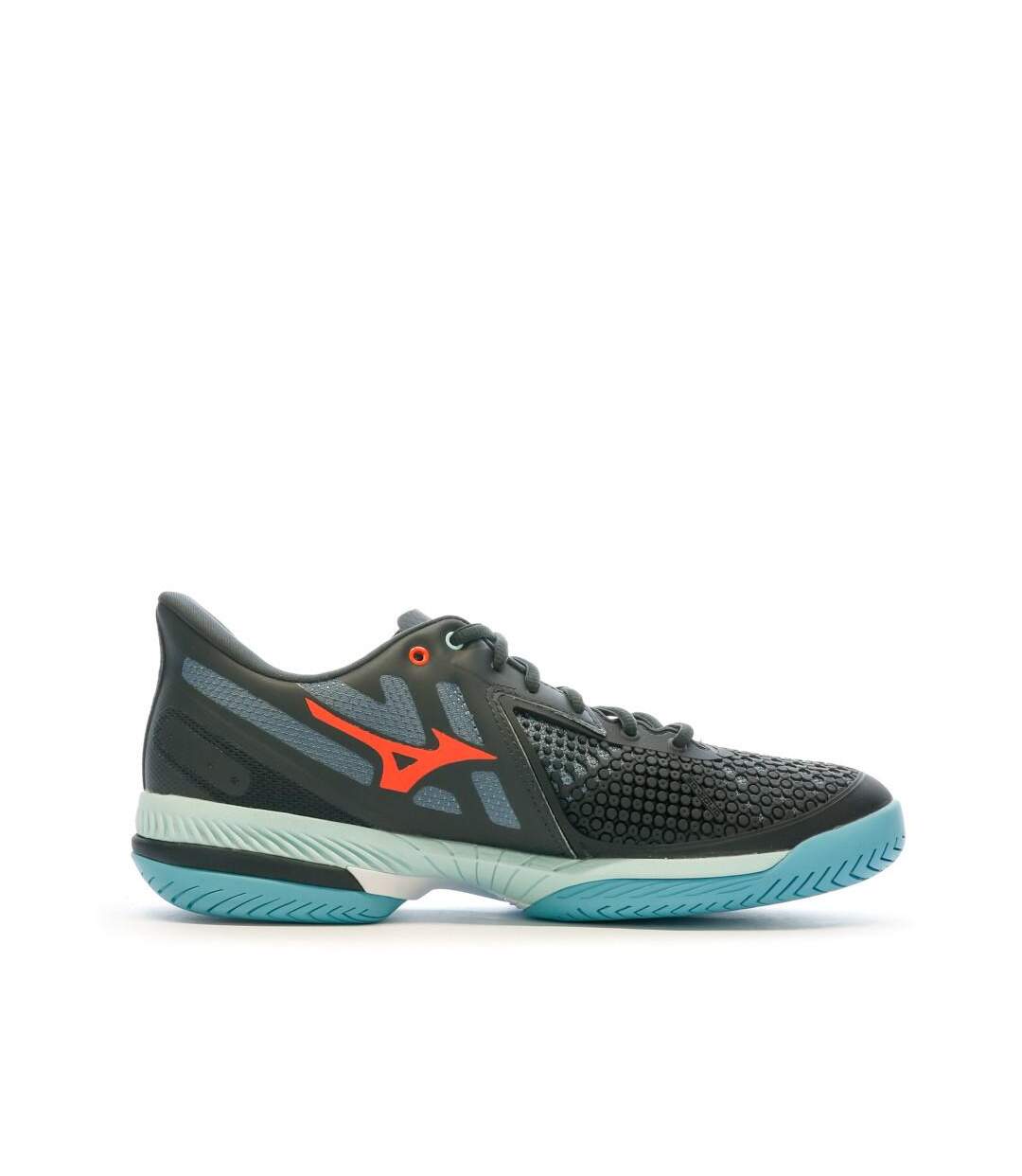 Chaussures de tennis noires homme mizuno wave exceed-2