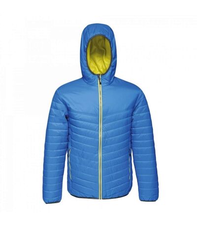 Regatta Mens Acadia II Hooded Jacket (Light Blue/Lemon Yellow) - UTRG3745
