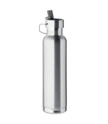 Bouteille riflow taille unique argent mat MidOcean