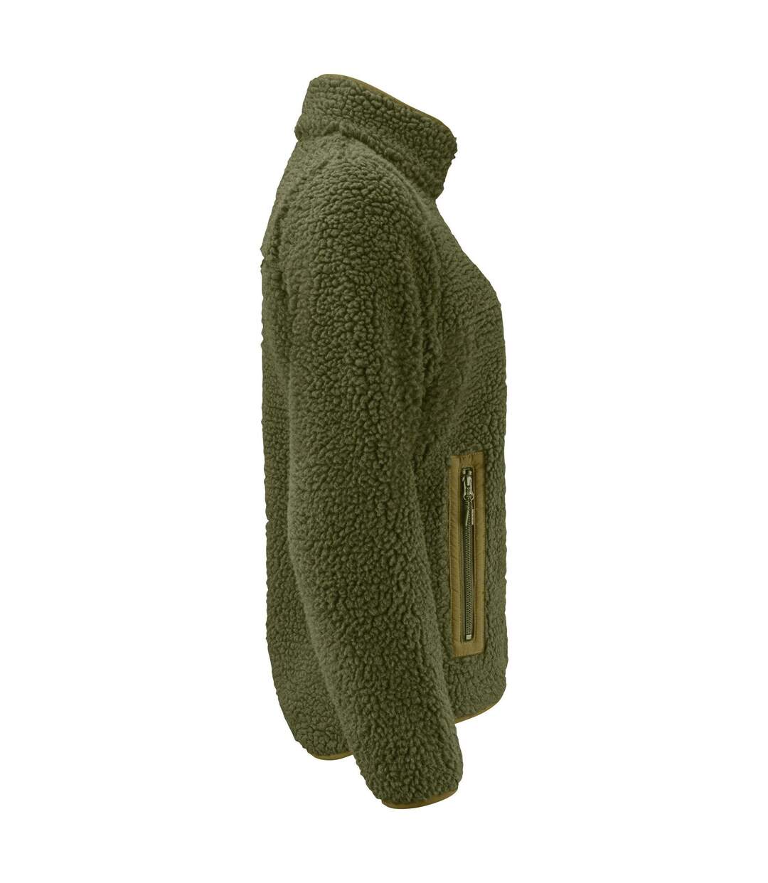 Veste Polaire Kingsley Femme Vert Kaki Foncé James Harvest-4