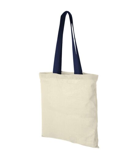 Bullet - Cabas en coton NEVADA - Mixte (Ecru / bleu-marine) (Taille unique) - UTPF1362