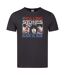 T-shirt Motif/style The Rolling Stones Union Jack Adulte Charbon Amplified-1