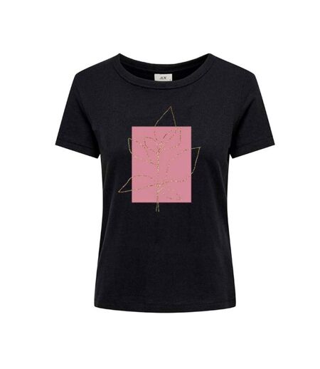 T-shirt Noir/Rose Femme JDY Life - L