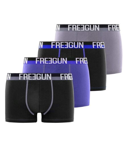 Lot de 4 boxers homme en coton Freegun Freegun