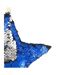 Christmas Shop Étoile de Noël réversible à paillettes, 16,5 cm (Bleu / argent) (One Size) - UTRW7266