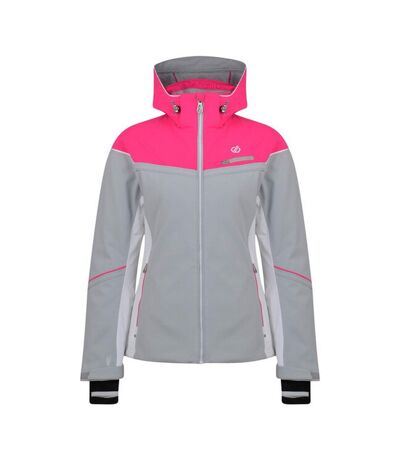 Dare 2b Womens Icecap Ski Jacket (Argent Gray/Cyber Pink) - UTRG4829