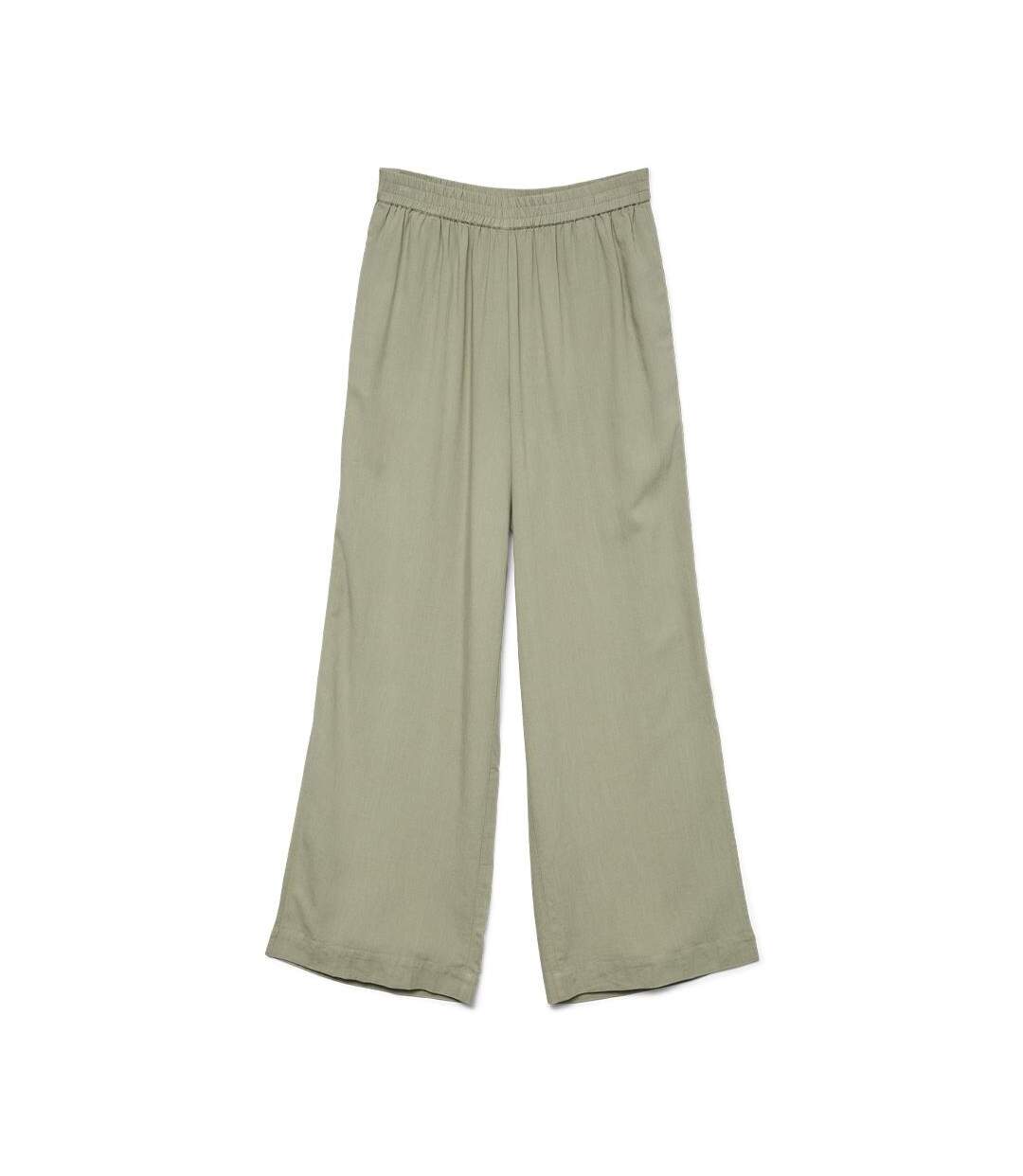 Pantalon vert femme vero moda awryder-1