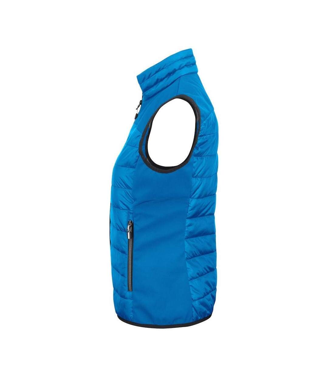 Womens/ladies Expedition Gilet Ocean Blue Printer-3