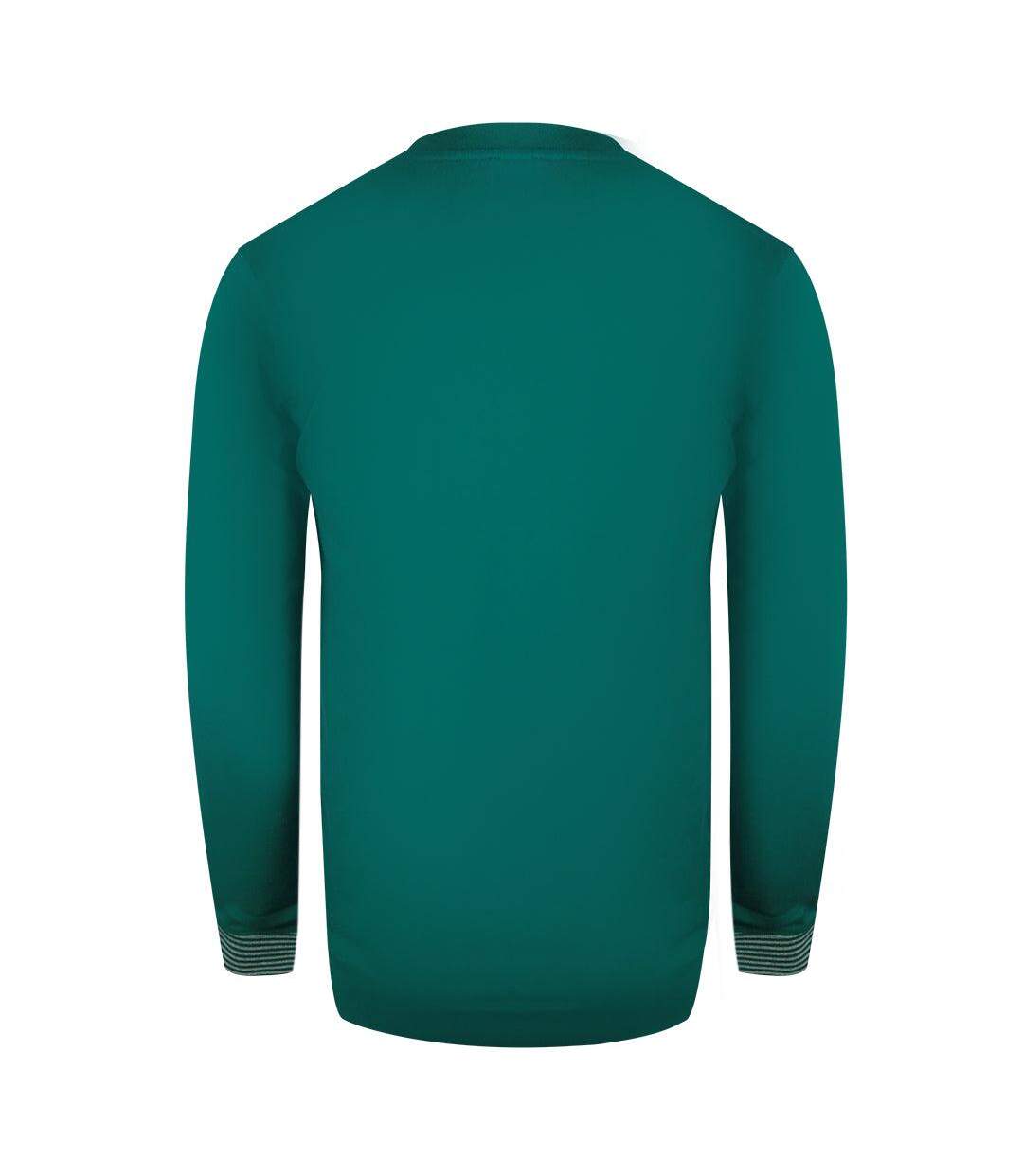 Unisex Adult Logo Round Neck Sweatshirt Green Cavalli Class-2