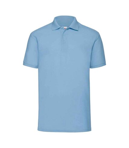 Polo 65/35 homme bleu ciel Fruit of the Loom