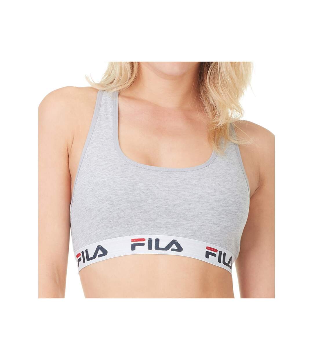 Lot de 3 Brassières coton femme FU6042 Uni Fila