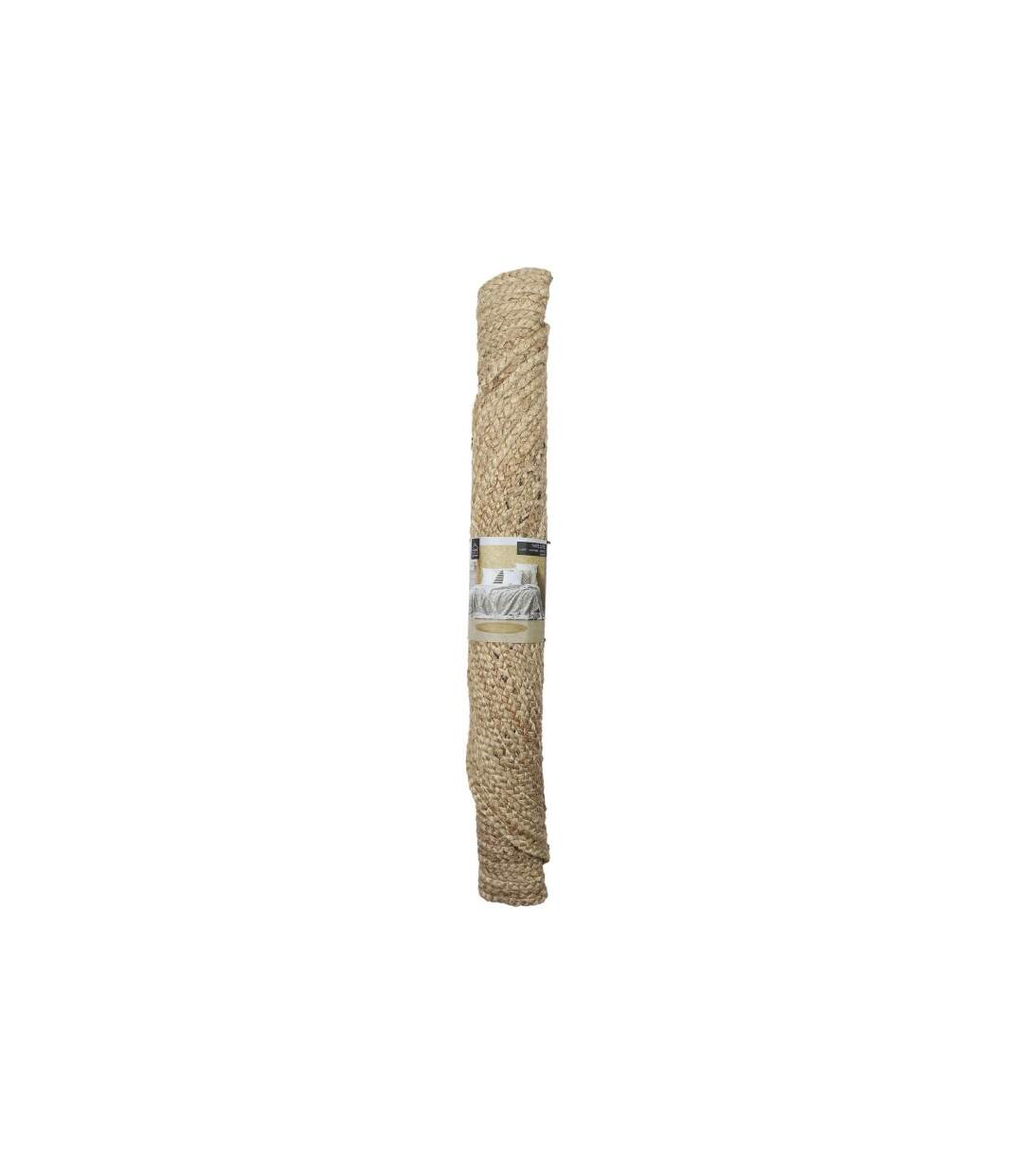 Tapis Rond Déco en Jute Baltimore 80cm Naturel-4