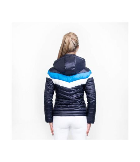 Manteau southdean femme bleu marine / blanc / bleu Coldstream