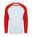 T-shirt homme blanc / rouge Skinni Fit-1