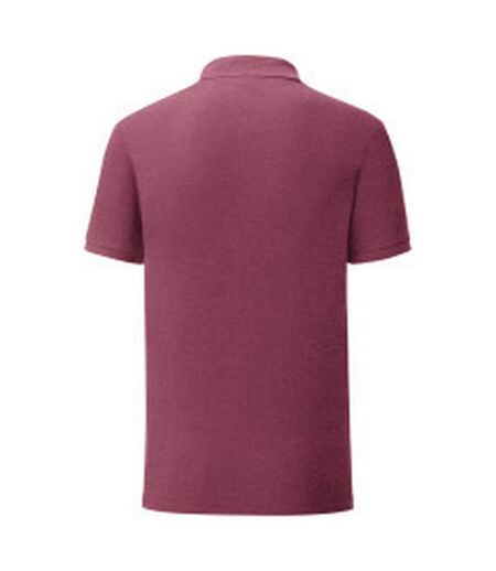 Polo Iconic Homme Bordeaux Chiné Fruit Of The Loom