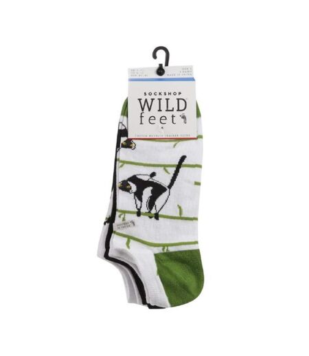 Wild Feet - 3 Paires Chaussettes Coton Homme Basses | Socquettes Courtes