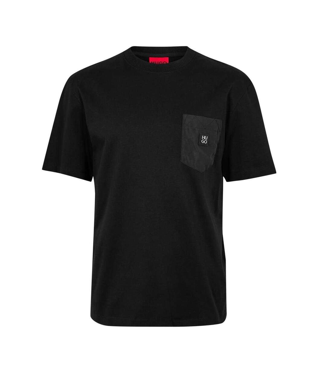 Mens Logo Regular T-shirt Black Hugo-2
