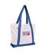 Canvas Tote Bag One Size White Blue New Balance-1