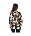 Blouse Motif/style Géométrique Femme Noir Blanc Marron AX Paris-3