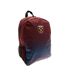 West Ham United FC Fade Design Backpack (Claret/Blue) (One Size) - UTTA5967