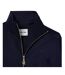 Womens/ladies Full Zip Crop Sweatshirt Navy Lacoste-2