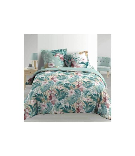 Parure de Lit 3 Pièces Kely 260x240cm Vert